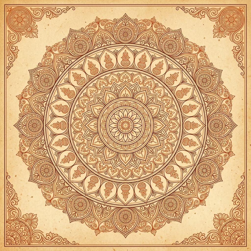 Sacred Mandala Motif